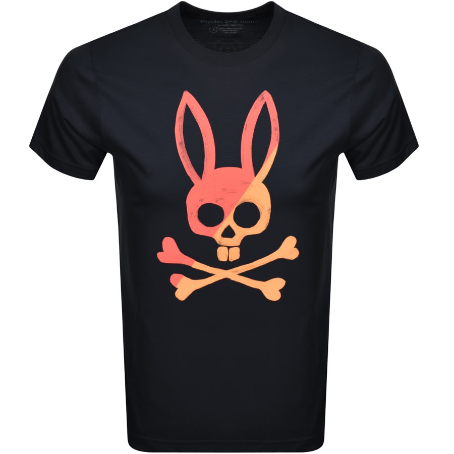 Alternative Image for ProductPsycho Bunny Andover Logo T Shirt Navy1